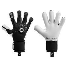 Load image into Gallery viewer, Elite Sport Revolution X Combi Black Goalkeeper Gloves
