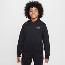 Load image into Gallery viewer, Nike FC Barcelona Big Kids Fleece Pullover