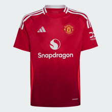 Load image into Gallery viewer, adidas Youth Manchester United 24/25 Home Jersey