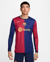 Load image into Gallery viewer, Nike Men's FC Barcelona 2024/25 Stadium Home Jersey LS