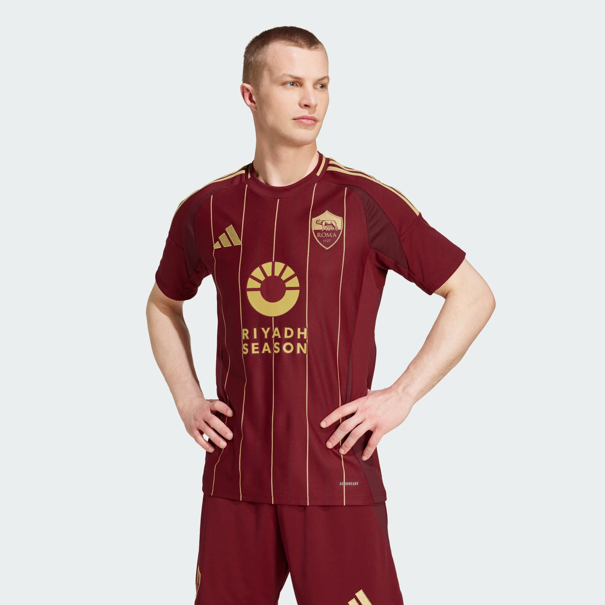 Mens adidas AS Roma 24 25 Replica Home Jersey Rockville Sterling Soccer Supplies