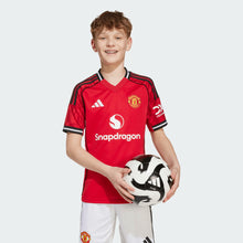 Cargar imagen en el visor de la galería, adidas Youth Manchester United 25/26 Home Jersey