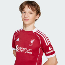 Cargar imagen en el visor de la galería, adidas Youth Liverpool FC 25/26 Stadium Home Jersey