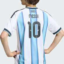 Cargar imagen en el visor de la galería, adidas Youth Argentina Messi #10 Home Stadium Jersey 2026