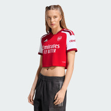 Cargar imagen en el visor de la galería, adidas Womens Arsenal 26/27 Stadium Home Cropped Jersey