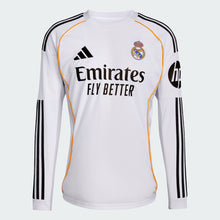 Cargar imagen en el visor de la galería, adidas Men's Real Madrid 25/26 Long Sleeve Home Jersey