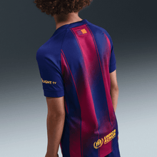 Cargar imagen en el visor de la galería, Nike Youth FC Barcelona 25/26 Stadium Home Replica Jersey