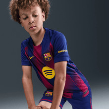 Cargar imagen en el visor de la galería, Nike Youth FC Barcelona 25/26 Stadium Home Replica Jersey