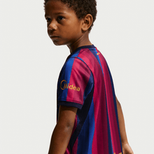Load image into Gallery viewer, Nike Little Kid's FC Barcelona 26/27 Home Stadium Kit