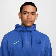 Cargar imagen en el visor de la galería, Nike FC Barcelona Club French Terry Full-Zip Hoodie