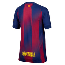 Cargar imagen en el visor de la galería, Nike Youth FC Barcelona 25/26 Home Authentic Match Jersey