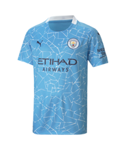 Load image into Gallery viewer, Youth Puma Manchester City Home Jersey 20/21