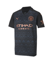 Load image into Gallery viewer, Youth Puma Manchester City Away Jersey