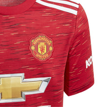 Load image into Gallery viewer, Youth adidas Manchester United Stadium Home Jersey 20/21
