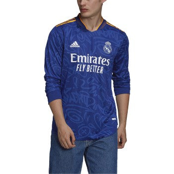 adidas Real Madrid 21/22 Away Authentic LS Jersey