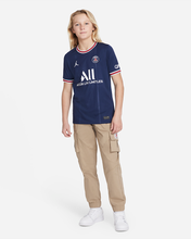 Cargar imagen en el visor de la galería, Youth Nike Paris Saint-Germain 2021/22 Stadium Home Jersey
