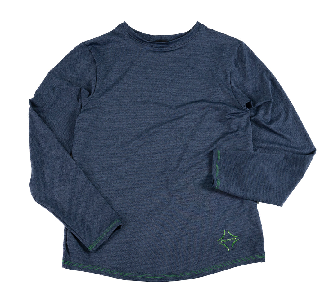 The Pitch Men's RABONA Long Sleeve Crew Neck Shirt