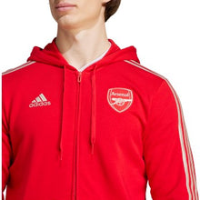 Load image into Gallery viewer, adidas Arsenal FC 23/24 DNA Full Zip Hoodie

