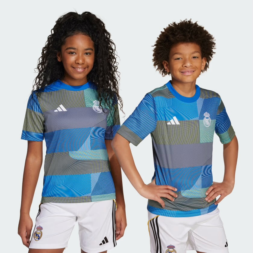 adidas Youth Real Madrid 25/26 Pre-Match Jersey