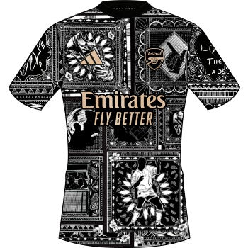ゆ*け様 adidas Arsenal FC \"Ian wright\" ユニフォ Arsenal x Ian Wright adidas Youth 2023/24 Pre-Match Top - Black