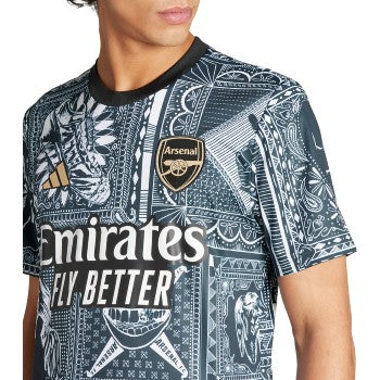adidas 23/24 Men's Arsenal Ian Wright Pre-Match Training Jersey