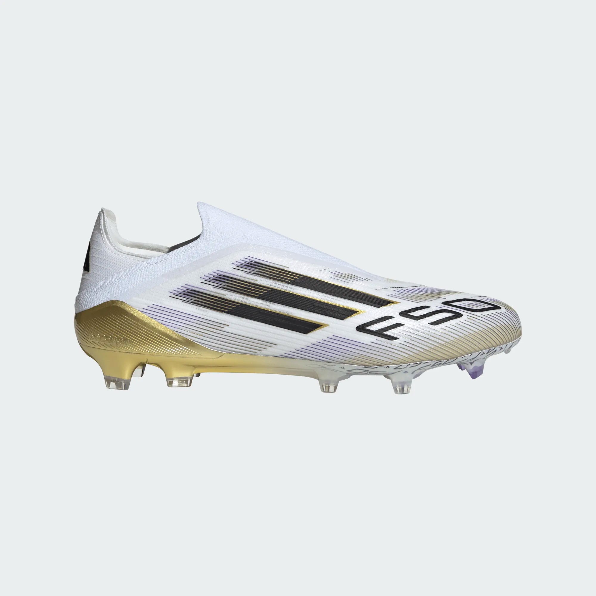 Adidas f50 elite ll fg adidas LY F50 Elite LL Laceless FG Soccer Cleats (White  main image 3