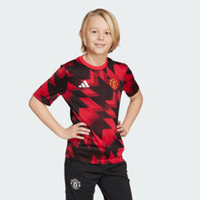 Load image into Gallery viewer, adidas Youth 25/26 Manchester United Pre-Match Shirt
