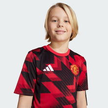 Load image into Gallery viewer, adidas Youth 25/26 Manchester United Pre-Match Shirt

