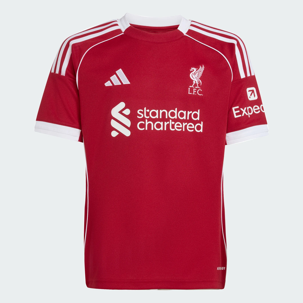 adidas Youth Liverpool FC 25/26 Stadium Home Jersey