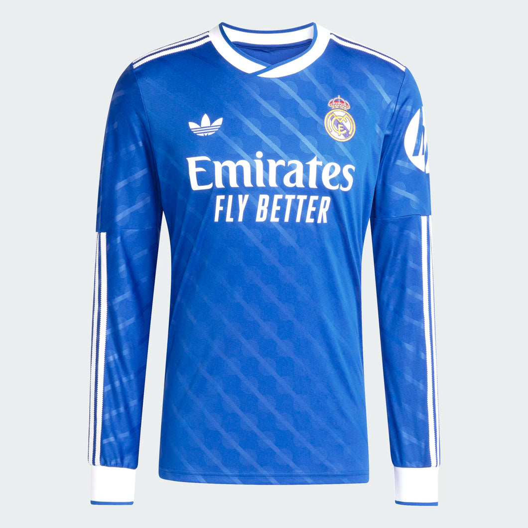 adidas Men's Real Madrid 3rd 25/26 LS Replica Jersey