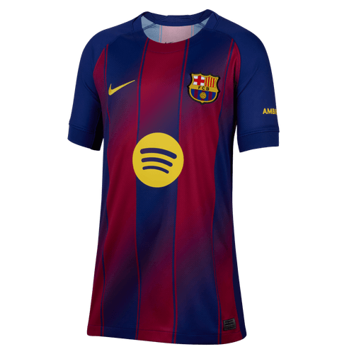 Nike Youth FC Barcelona 25/26 Stadium Home Replica Jersey