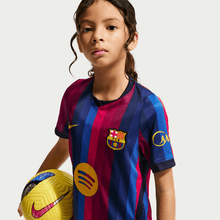 Load image into Gallery viewer, Nike Youth FC Barcelona 26/27 Stadium Home Jersey
