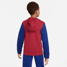 Load image into Gallery viewer, Nike Youth FC Barcelona Full-Zip French Terry Hoodie
