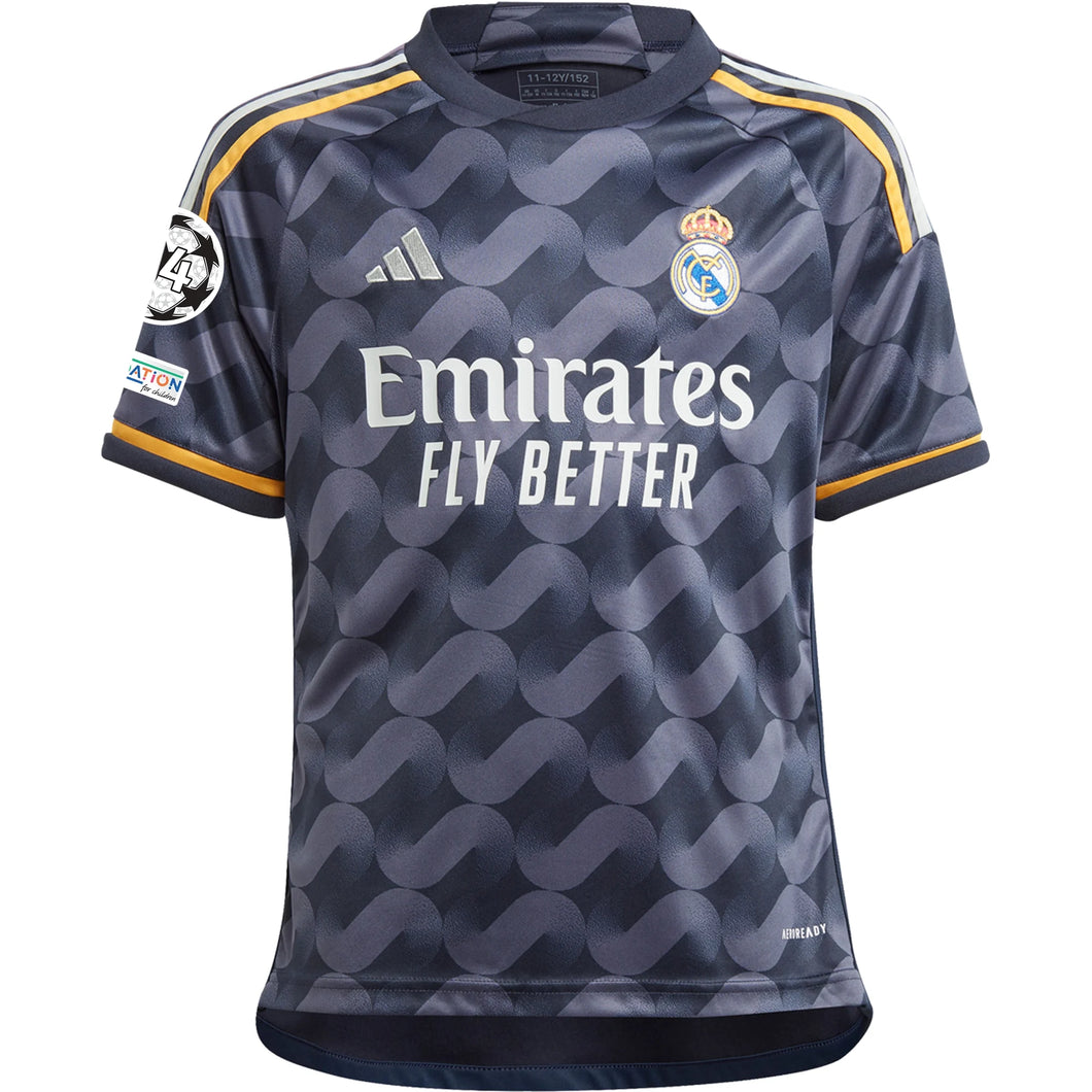 adidas Youth Real Madrid 23/24 Away Jersey