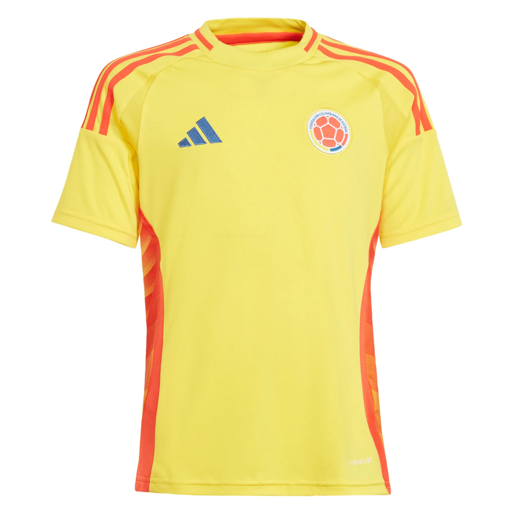 adidas Youth Colombia 2024 Home Jersey