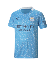 Load image into Gallery viewer, Youth Puma Manchester City Home Jersey 20/21
