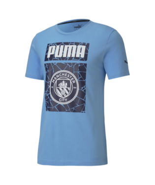 Men's Puma Manchester City Futbol Core Graphic Tee