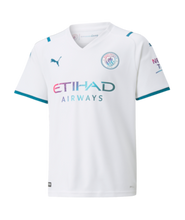 Load image into Gallery viewer, Puma Youth Manchester City Away Jersey 21/22
