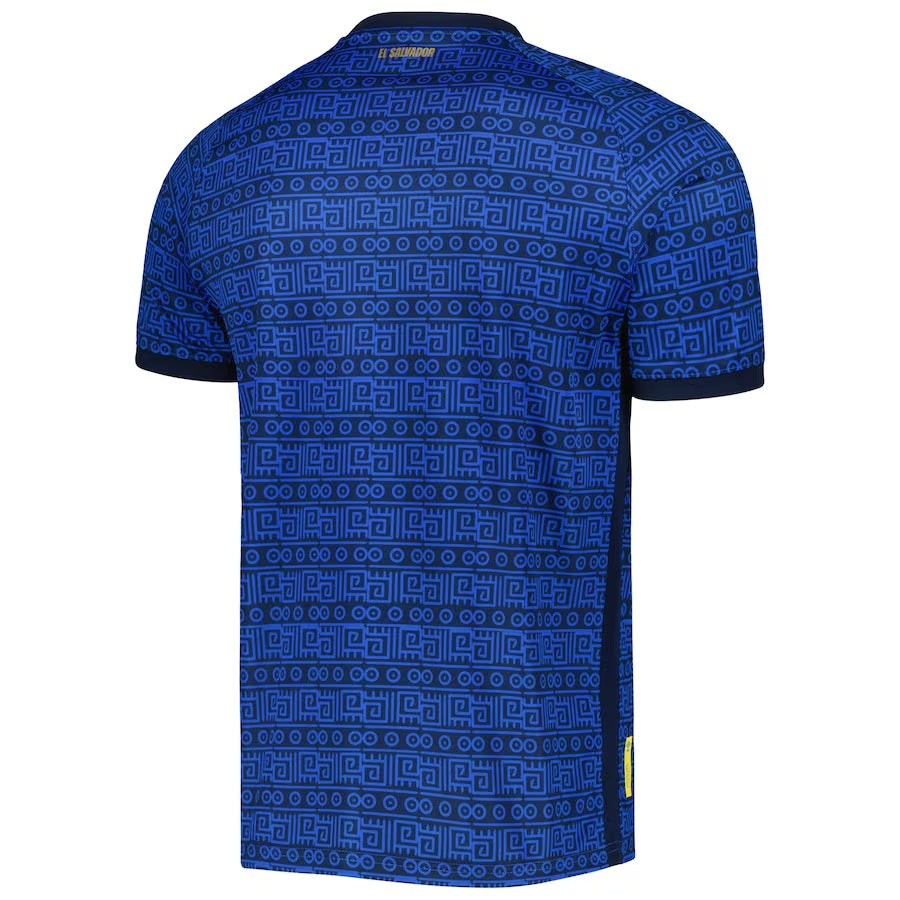 Umbro Kids El Salvador 2025/26 Home Jersey Blue/White - Azteca Soccer