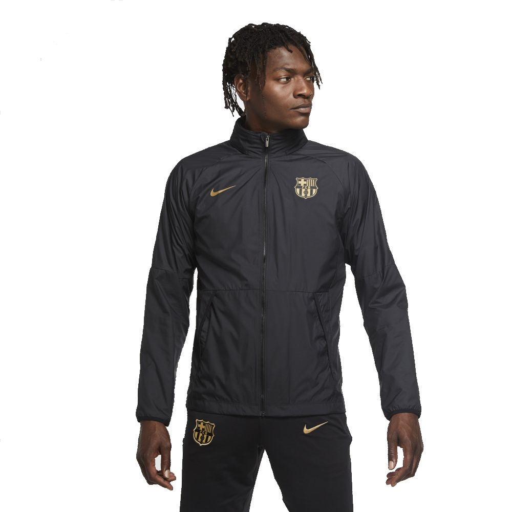 Nike FC Barcelona ウィンドブレーカー M Men's Nike FC Barcelona Windbreaker – Rockville & Sterling Soccer