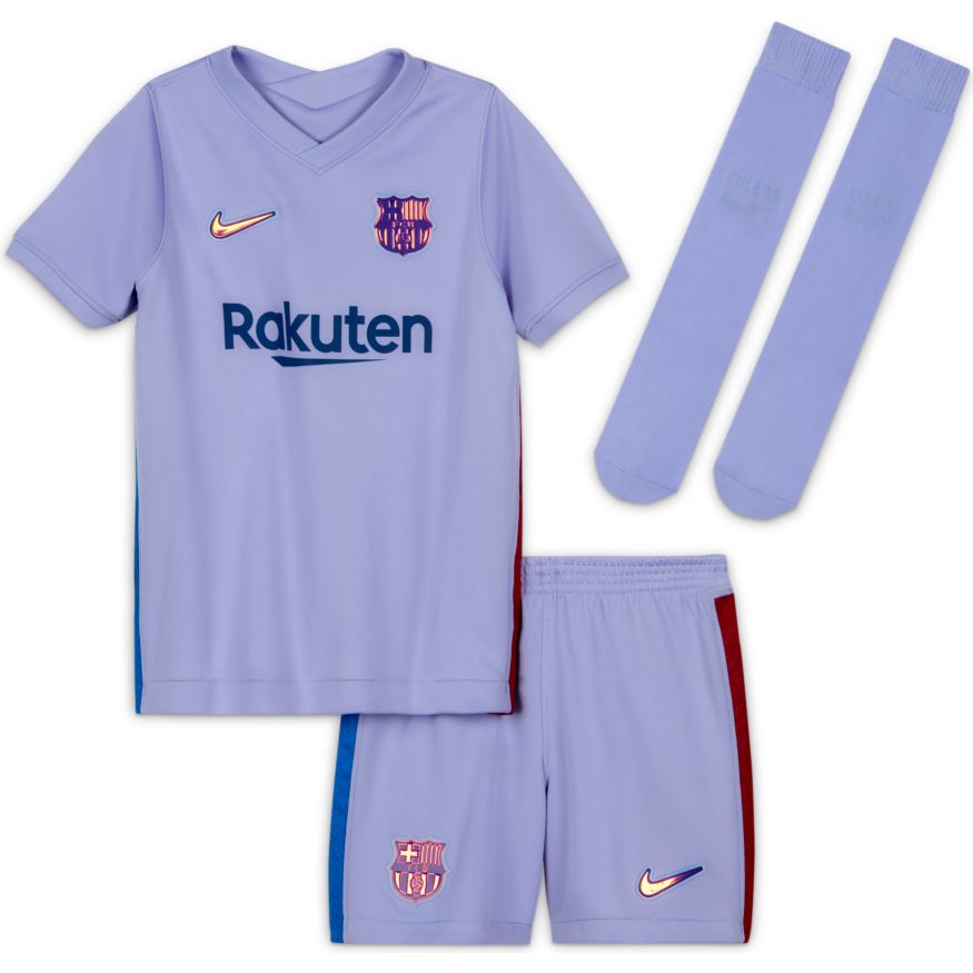 Nike FC Barcelona 21/22 Away Youth Kit