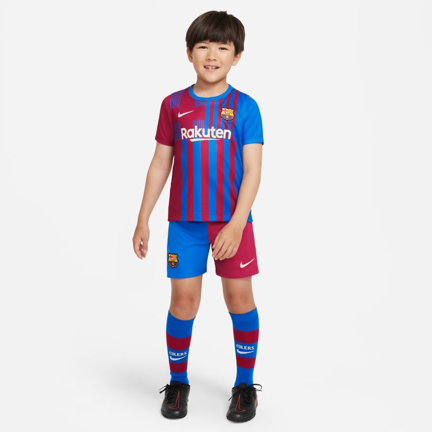 Nike Child Barcelona Home Kit 21/22 Jersey