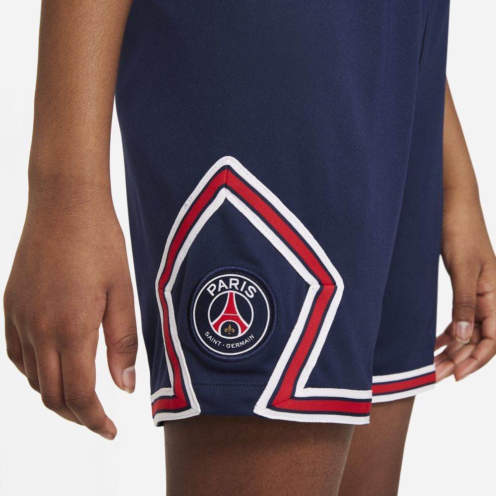 Nike Youth Paris Saint Germain 21 22 Stadium Home Shorts Rockville Sterling Soccer Supplies