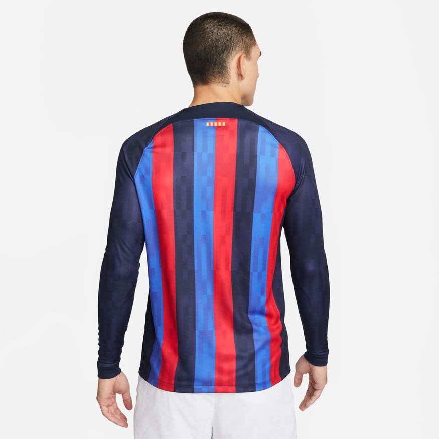 Nike Men's FC Barcelona 22/23 Home LS Jersey – Rockville