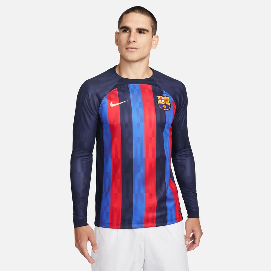 Nike Men's FC Barcelona 22/23 Home LS Jersey