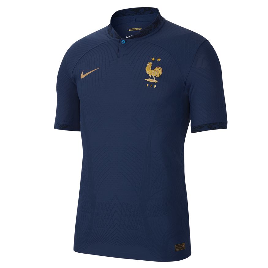 Nike Mens France WC 2022 Home Authentic Jersey
