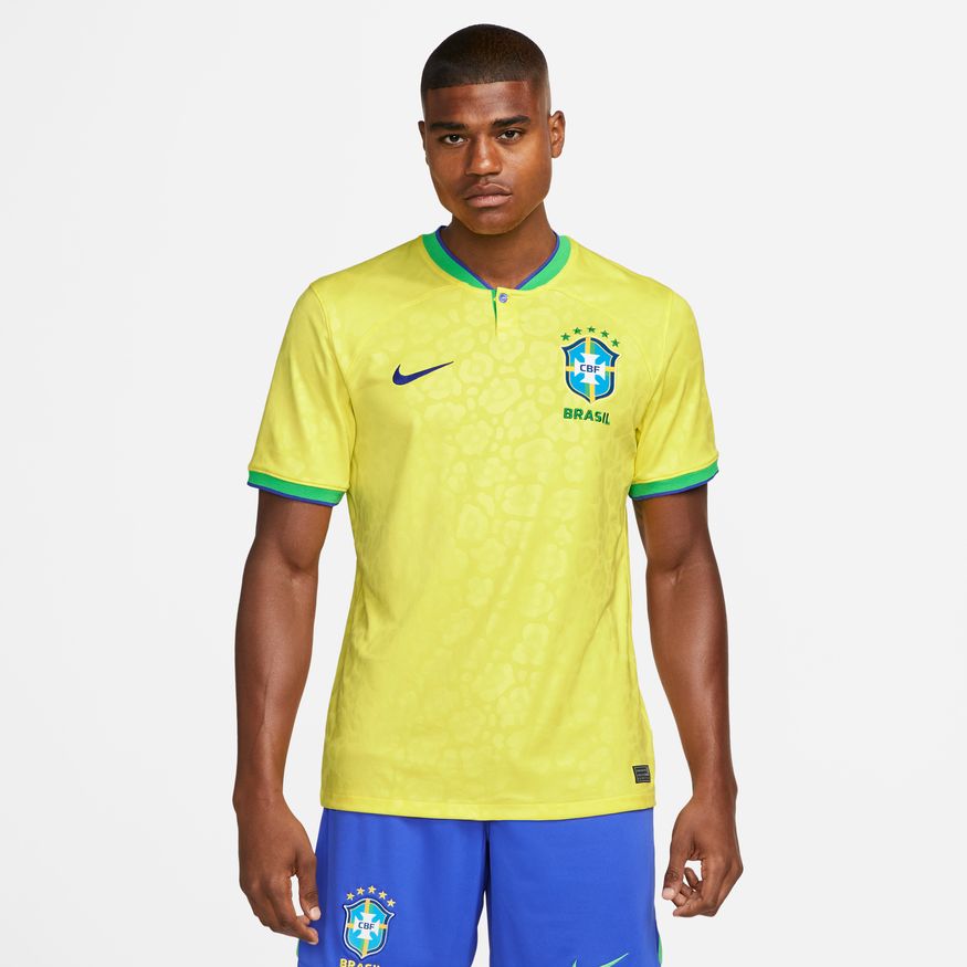 Nike Men's Brazil 2022 WC Home Jersey