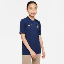 Cargar imagen en el visor de la galería, Nike Youth France 2022 Stadium Home Jersey
