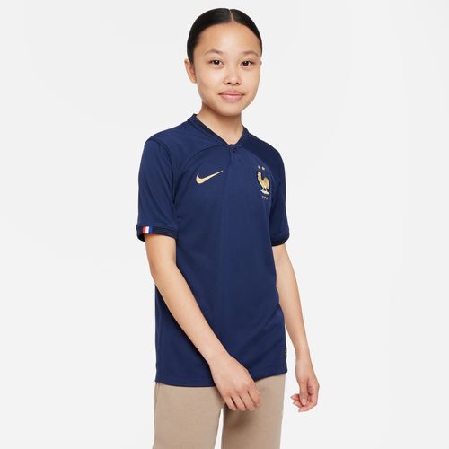 Nike Youth France 2022 Stadium Home Jersey