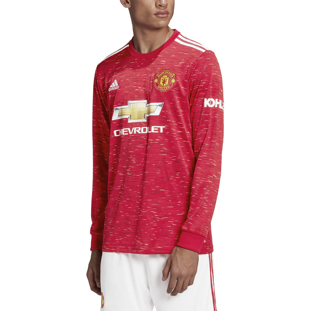 Men's adidas Manchester United Home LS Jersey 20/21